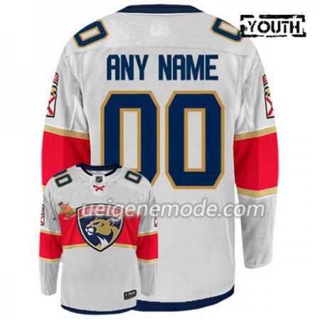 Kinder Eishockey Florida Panthers Trikot Custom Adidas Weiß Authentic
